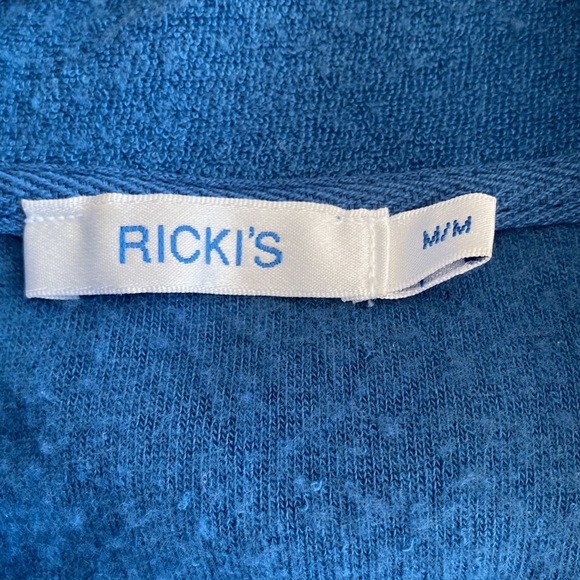 Ricki’s Half Zip Terry Sweatshirt - Size Medium - Picture 7 of 9